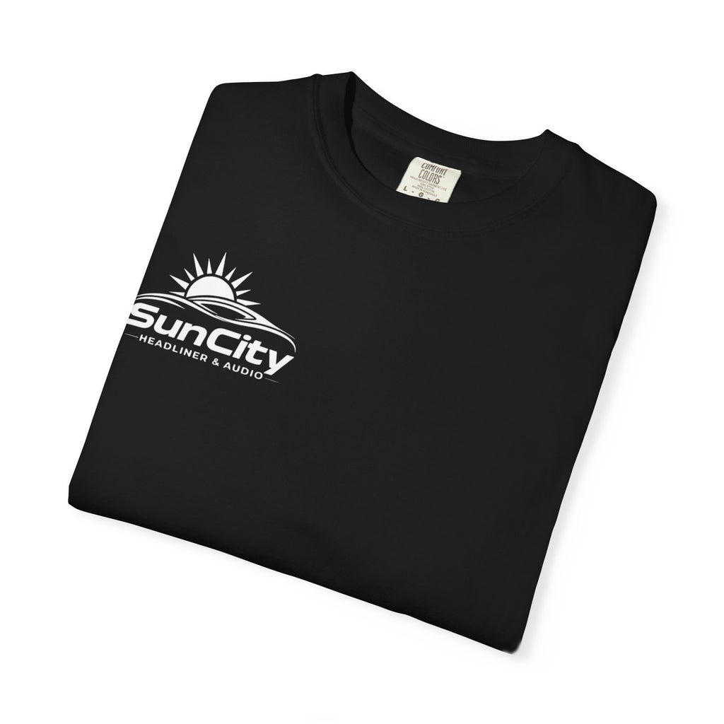 SunCity Logo T-Shirt — ("SunCity Headliner & Audio")