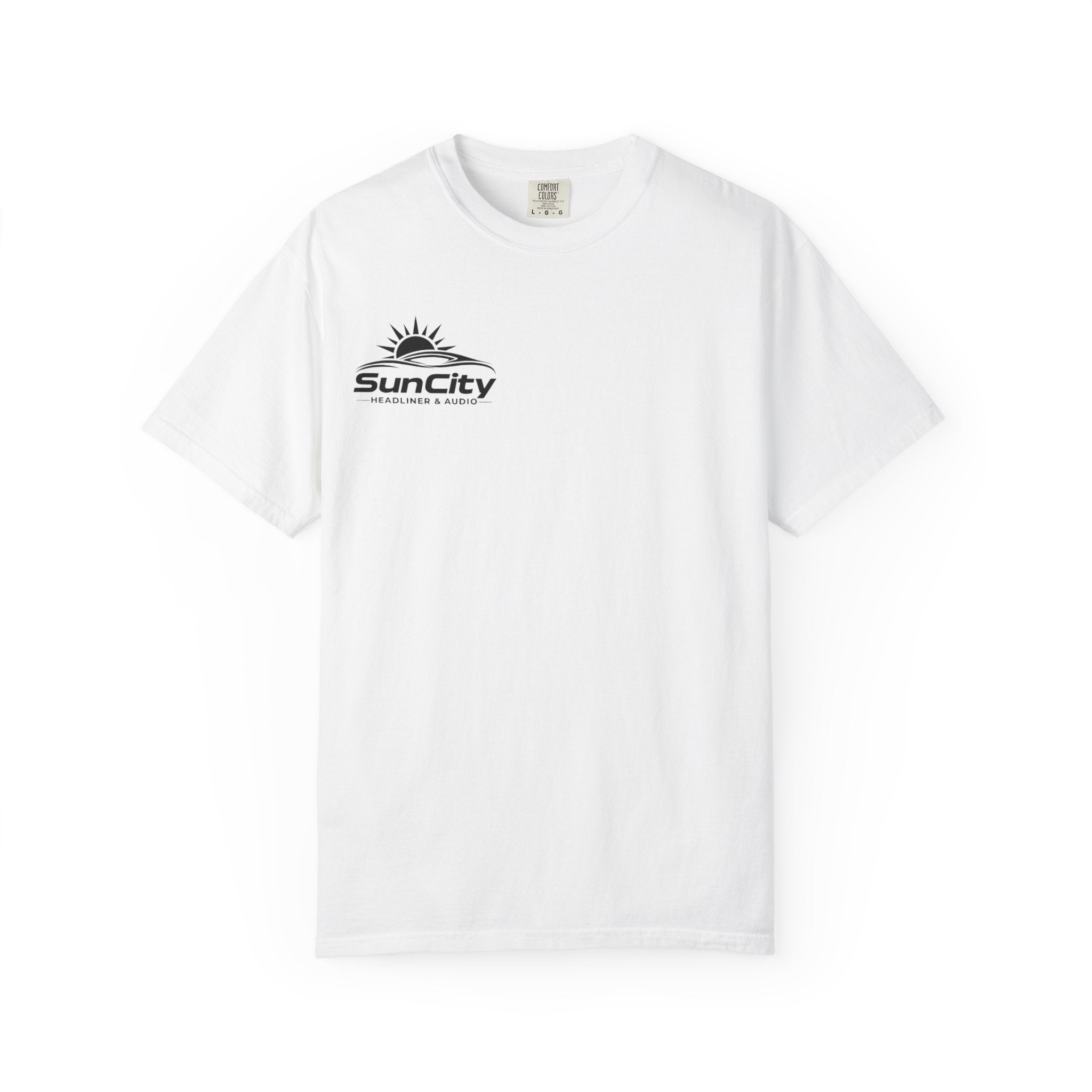 SunCity Logo T-Shirt — ("SunCity Headliner & Audio")
