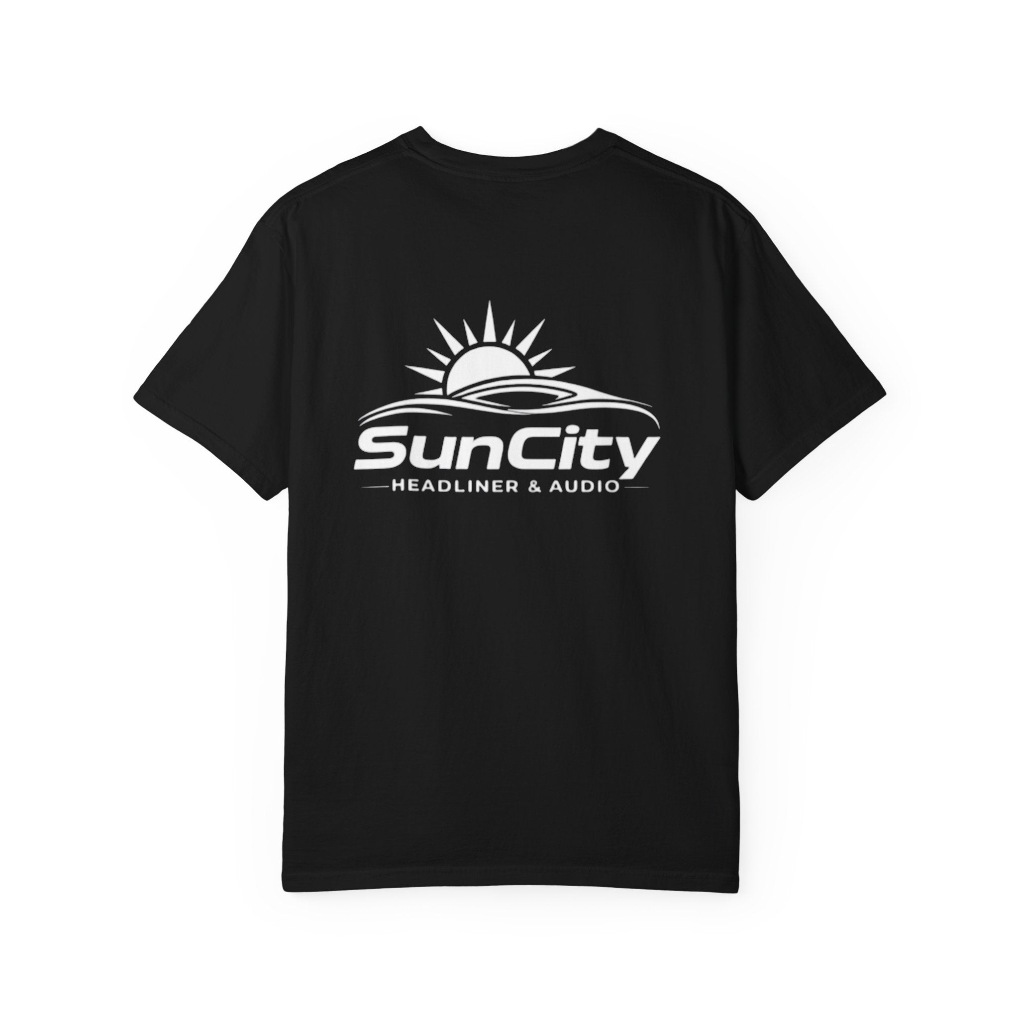 SunCity Logo T-Shirt — ("SunCity Headliner & Audio")