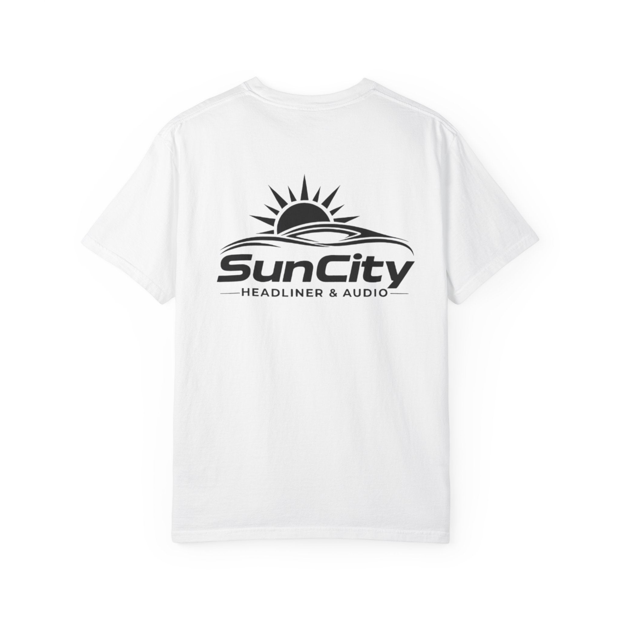 SunCity Logo T-Shirt — ("SunCity Headliner & Audio")