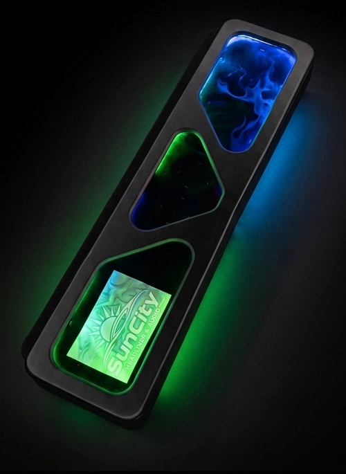 BOLT-ON SPEAKER RACK WITH LED BEAUTY PANEL